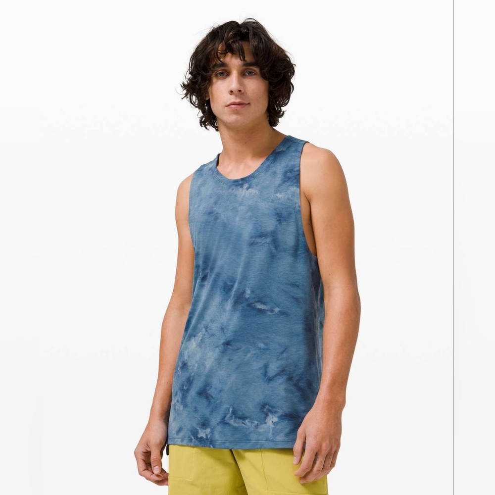 Lululemon Always Agile TankDiamond Dye True Navy Chambray